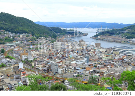 《広島県》千光寺公園から撮影（千光寺・天寧寺三重塔）尾道の風景 119363371