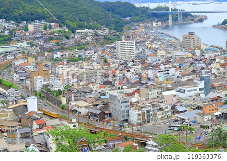 《広島県》千光寺公園から撮影(千光寺・天寧寺三重塔)尾道の風景 《広島県》千光寺公園から撮影(千光寺・天寧寺三重塔)尾道の風景 119363376