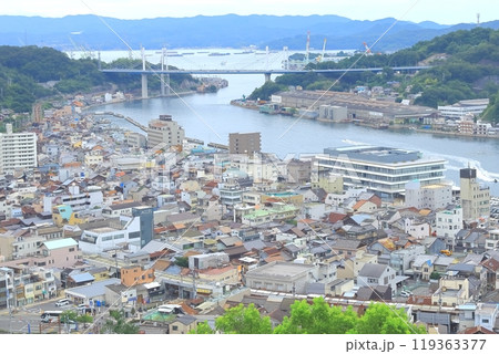 《広島県》千光寺公園から撮影（千光寺・天寧寺三重塔）尾道の風景 119363377