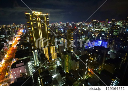 大阪、黄昏時の大阪、夕焼けの大阪、マジックアワー大阪、大阪中央区、オオサカ、大阪湾に沈む夕日 大阪、黄昏時の大阪、夕焼けの大阪、マジックアワー大阪、大阪中央区、オオサカ、大阪湾に沈む夕日 119364851