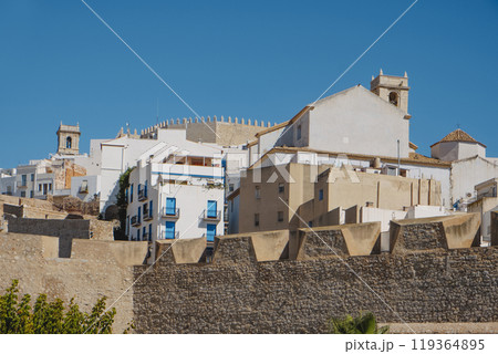 old walled town of Peniscola, Spain old walled town of Peniscola, Spain 119364895