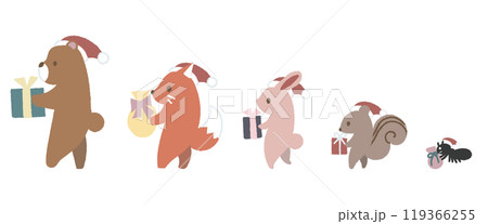 動物たちのクリスマス 119366255