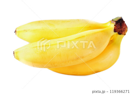 Bunch of Bananas Isolated on White Background 119366271