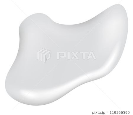 Skin lotion drop. Cosmetic sample white smear Skin lotion drop. Cosmetic sample white smear 119366590