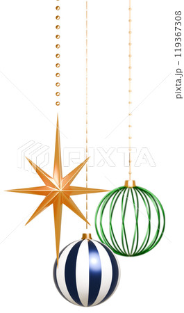 3D素材_クリスマスオーナメント 3D素材_クリスマスオーナメント 119367308