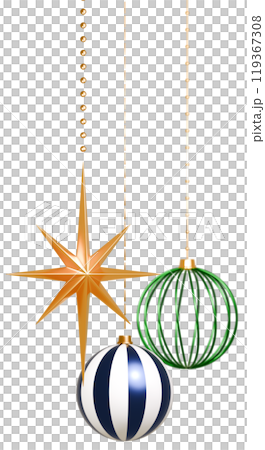 3D素材_クリスマスオーナメント 3D素材_クリスマスオーナメント 119367308