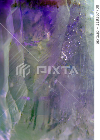Close up of Semi-Precious Crystal Stone with Jagged Spiritual Edges Close up of Semi-Precious Crystal Stone with Jagged Spiritual Edges 119367709