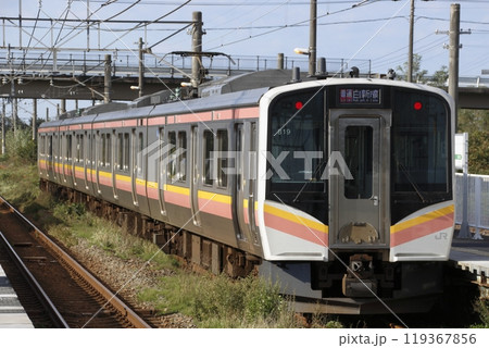 白新線・羽越本線E129系（新潟-新発田-村上） 119367856