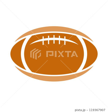 Rugby sport logo icon 119367907