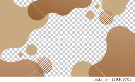 Abstract Frame Liquid Shape Geometry Brown Frame Background 119369705