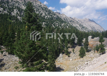 Turkey region Anatolia. Taurus mountain. Highway through central Anatolia, Taurus Mountains 119369744