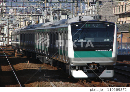 相鉄線直通：埼京線E233系電車（各停：新宿⇔海老名） 119369872