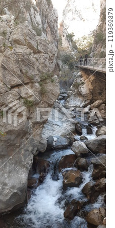 South Turkey region Anatolia. Sapadere canyon and waterfall. National park, Mediterranean. Taurus Mountains 119369879