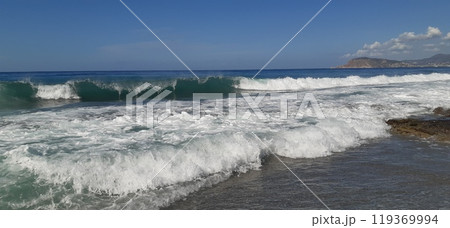 Coast of Alanya, Antalya. Mediterranean Sea. South of Turkey Coast of Alanya, Antalya. Mediterranean Sea. South of Turkey 119369994