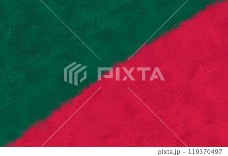 クリスマスやイタリア、メキシコイメージ配色 緑と赤の抽象的なストロークの背景デザイン クリスマスやイタリア、メキシコイメージ配色 緑と赤の抽象的なストロークの背景デザイン 119370497