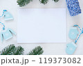 Christmas Card Mockup, Holiday Greeting Card or Invitation Mockup 5x7 119373082