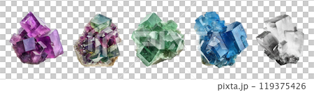 fluorite crystal, gemstone, gem, mineral specimen PNG set bundle transparent background isolated graphic resource cutout. Lapidary, healing, geology, rockhounding, collecting fluorite crystal, gemstone, gem, mineral specimen PNG set bundle transparent background isolated graphic resource cutout. Lapidary, healing, geology, rockhounding, collecting 119375426