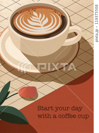 Tulip Flower Coffee Cup Poster 119375508