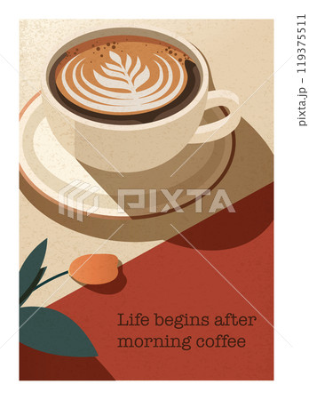 Morning Coffee Cappuccino Poster 119375511