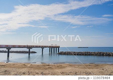 新潟 夕凪の橋 新潟 夕凪の橋 119378464