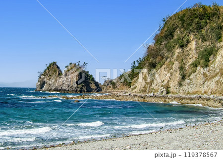 大分県姫島　観音崎と千人堂 119378567