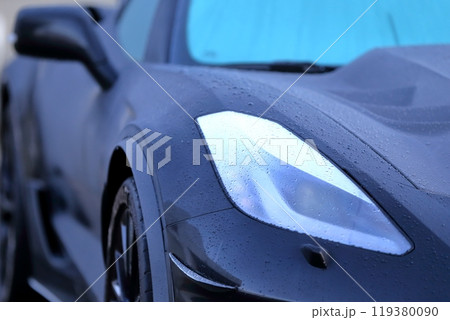 車のヘッドライト 119380090