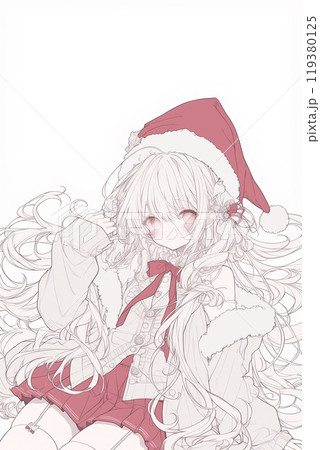 サンタコスの女の子 119380125