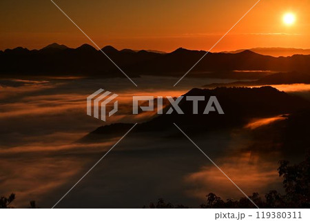 丹波高見城跡からの雲海 119380311