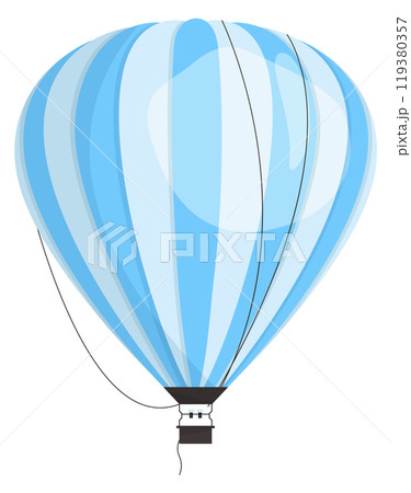 Hot air balloon cartoon icon. Retro transport 119380357
