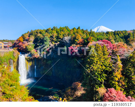 音止の滝と富士山(秋) 音止の滝と富士山(秋) 119380517