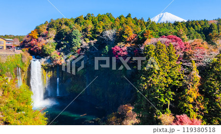 音止の滝と富士山(秋) 音止の滝と富士山(秋) 119380518