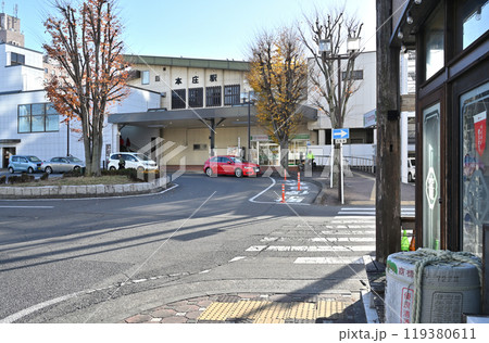 本庄宿散歩：JR高崎線　JR本庄駅北口　本庄市銀座 119380611