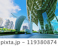 Kaohsiung, Taiwan - August 23, 2024: The whale sculpture in front of Kaohsiung Exhibition Center. 119380874