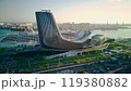 Kaohsiung, Taiwan - August 23, 2024: Aerial view of Kaohsiung Port Cruise Terminal. 119380882