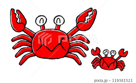 カニの親子 カニの親子 119381521