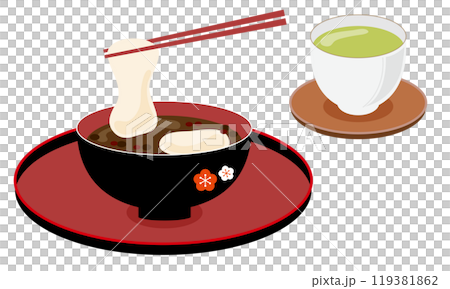 おしること緑茶 おしること緑茶 119381862