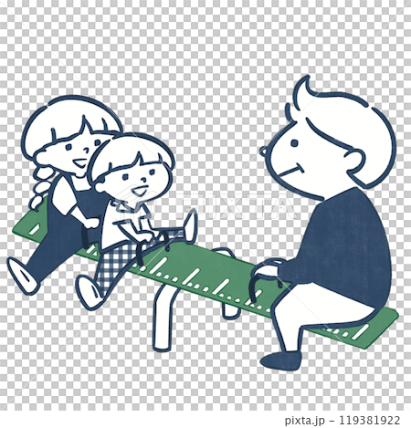定規のシーソー 定規のシーソー 119381922