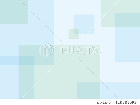 夏の薄いブルーのさりげなくおしゃれな幾何学背景画 119381993