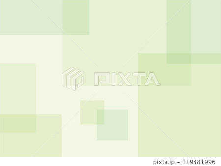 エコイメージのグリーン色のシンプル背景画(幾何学模様) エコイメージのグリーン色のシンプル背景画(幾何学模様) 119381996