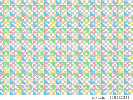 方形圖案、磁磚、格子、流行背景素材 119382321