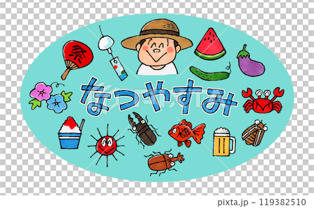 Summer vacation icon 119382510