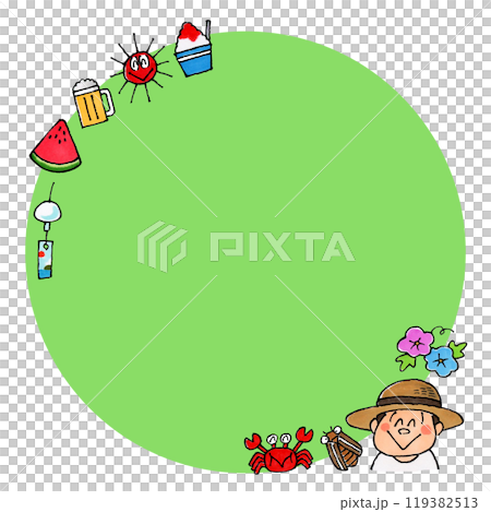 Boys and Summer Copy Space (Green) Boys and Summer Copy Space (Green) 119382513