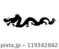 龍のシルエット 119382882