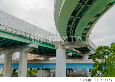 高速道路立体交差　上社ジャンクション 119383575