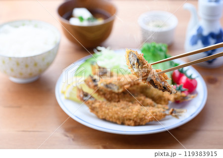 子持ちシシャモのフライ 119383915