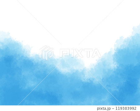手描きの水彩模様、背景透過素材 119383992