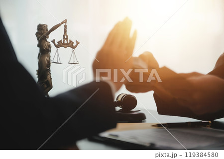 Law theme, gavel or mallet of the judge, lawyer enforcement officers, evidence-based cases taken into account in the court abount business, legislation. Law theme, gavel or mallet of the judge, lawyer enforcement officers, evidence-based cases taken into account in the court abount business, legislation. 119384580