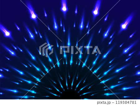 Blue ultraviolet shiny star rays abstract glowing background Blue ultraviolet shiny star rays abstract glowing background 119384781