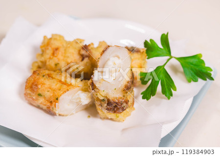 ポテサラちくわの磯辺揚げ 119384903
