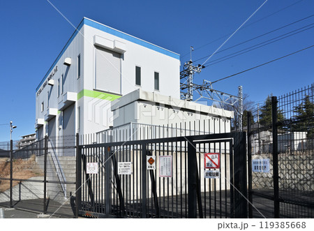 鉄道　私鉄：東武鉄道　野田線　東武鉄道運河変電所 119385668